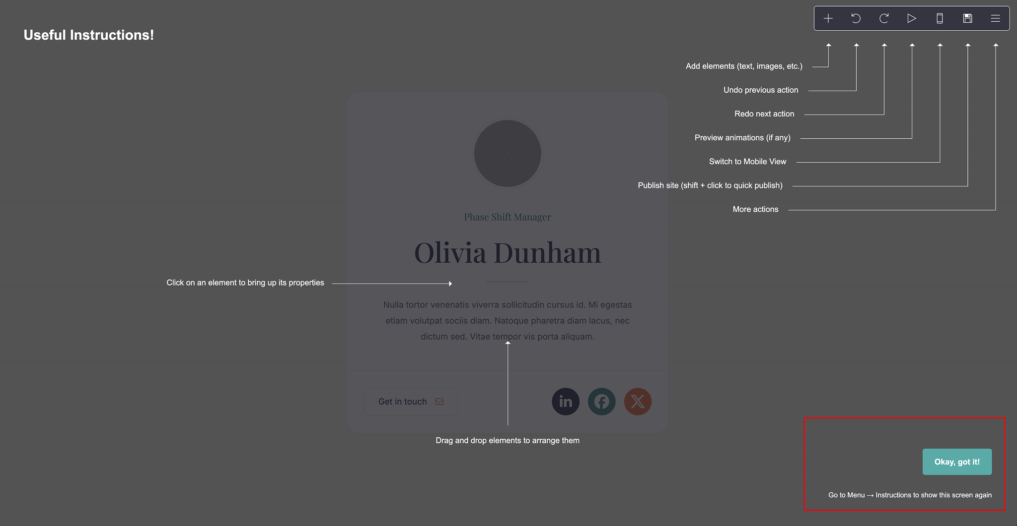 overlay instructions